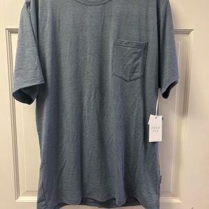 Free Fly Men's Blue Bamboo T-Shirt